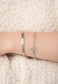 Faithfully Yours Cross Bracelet in Silver