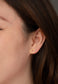 Justine Gold Hexagon Earrings