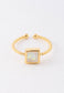 Bright Ring in Glistening White & Gold