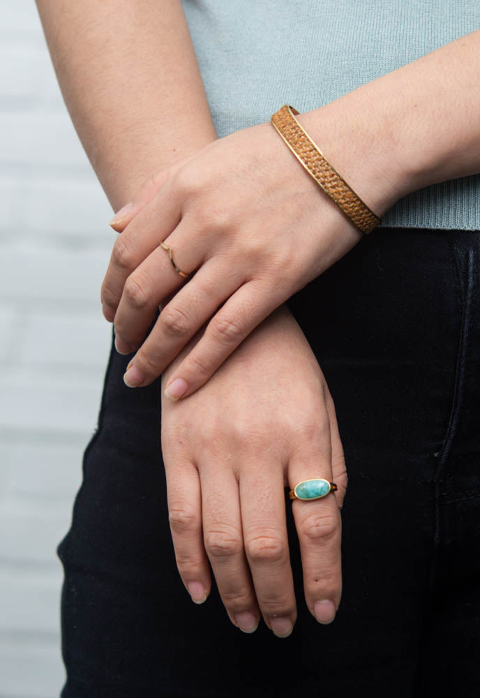 Amanda Turquoise Gold Ring