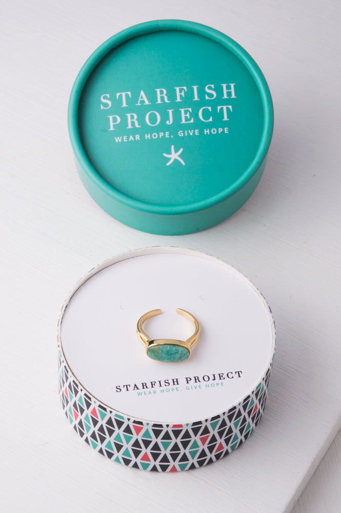 Amanda Turquoise Gold Ring