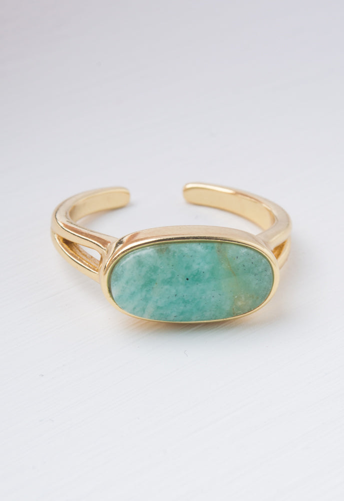 Amanda Turquoise Gold Ring