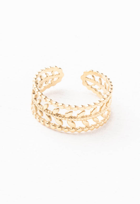 Rooted in Love Gold Ring