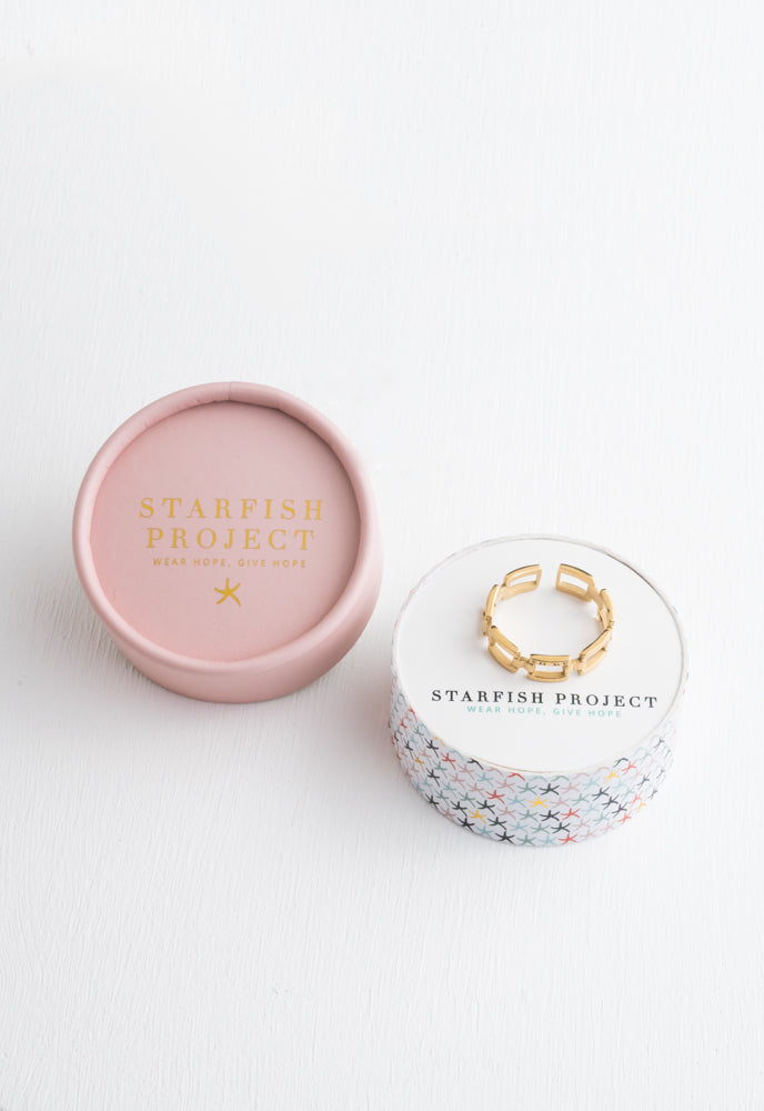 Safe & Sound Gold Ring