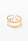 Parallel Gold Ring
