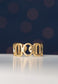 Unlocked Geometric Ring in Gold