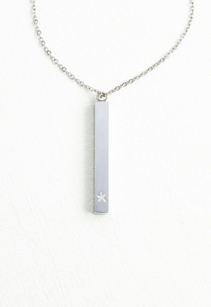 Give Justice Bar Necklace
