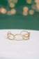 Hand in Hand Gold Cuff