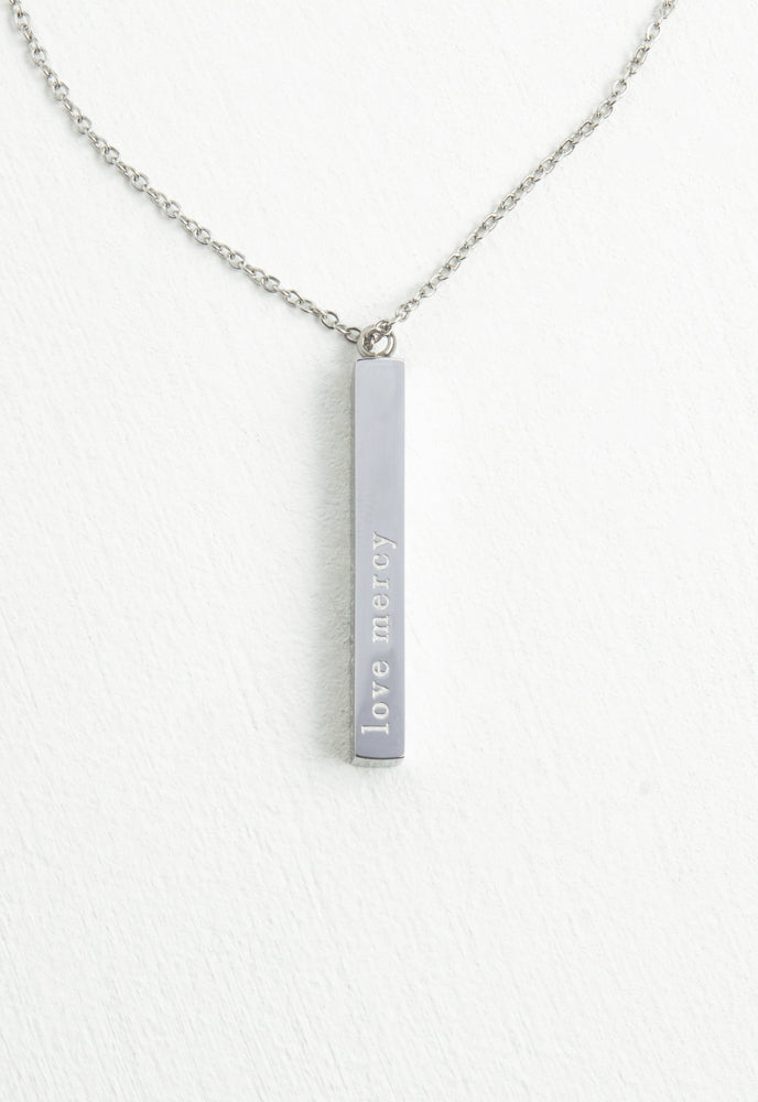 Give Justice Bar Necklace