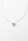 Alexis Turquoise Heart Pendant Necklace