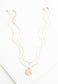Community Gold Starfish Pendant Necklace Set