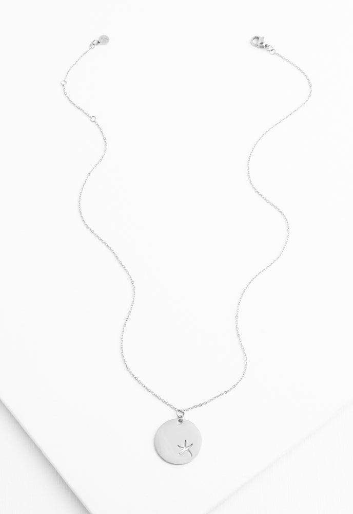 Community Silver Starfish Pendant Necklace Set