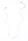 Annie Gold Pearl Necklace