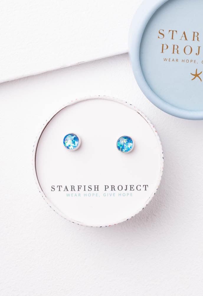Lora Blue & Silver