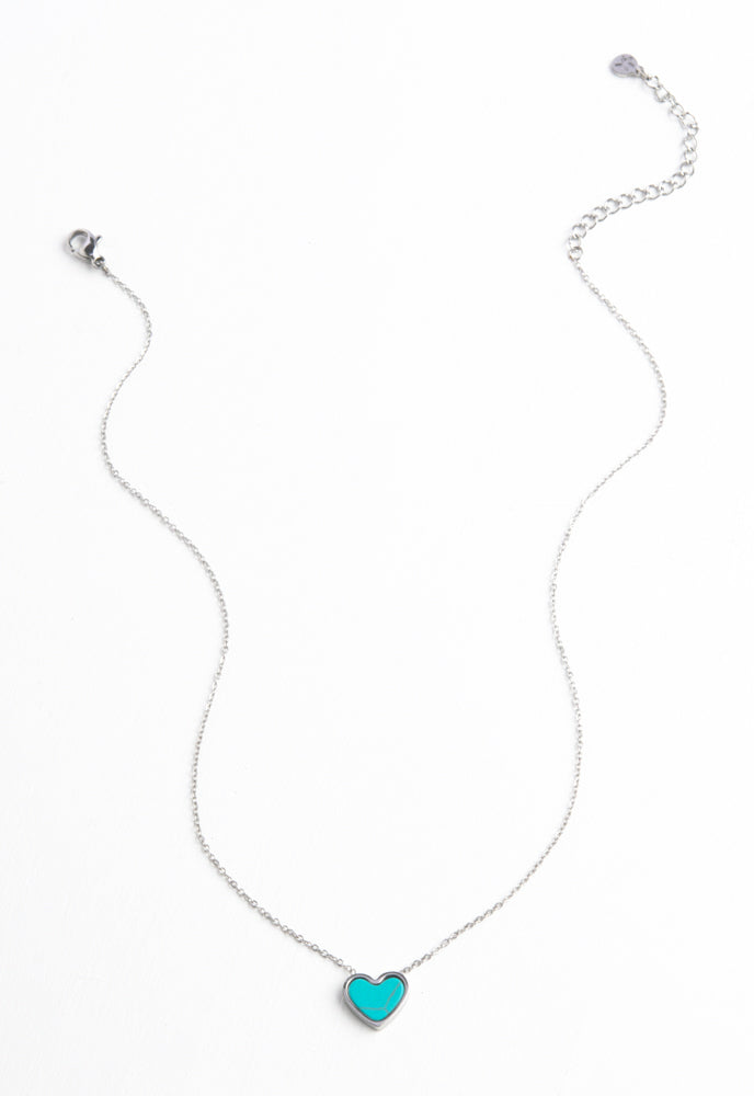 Bay Turquoise Heart Necklace