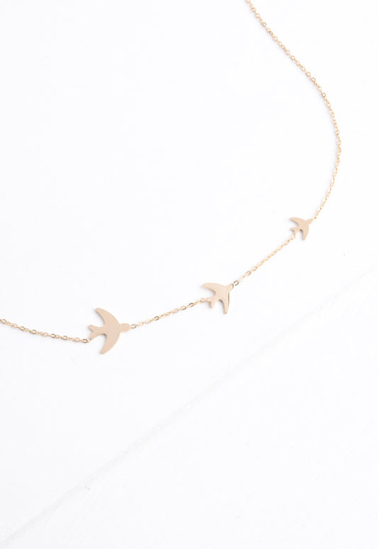 Sparrow Gold Necklace