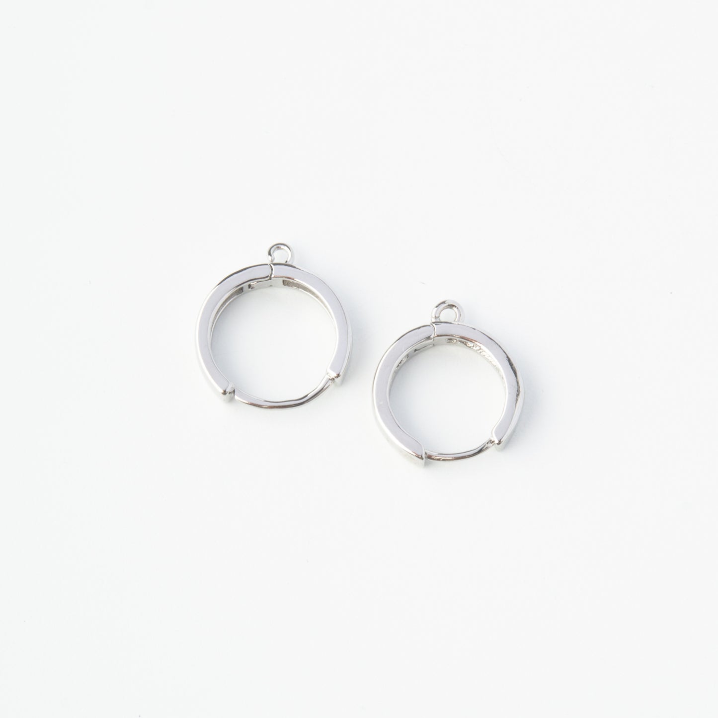 Ear Hoops Silver 15mm