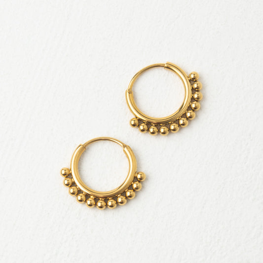 Chime Hoops in Gold