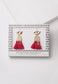 Amelia Red Tassel Earrings