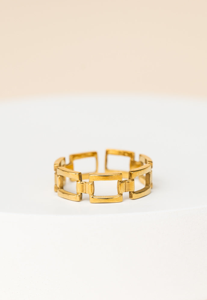 Safe & Sound Gold Ring