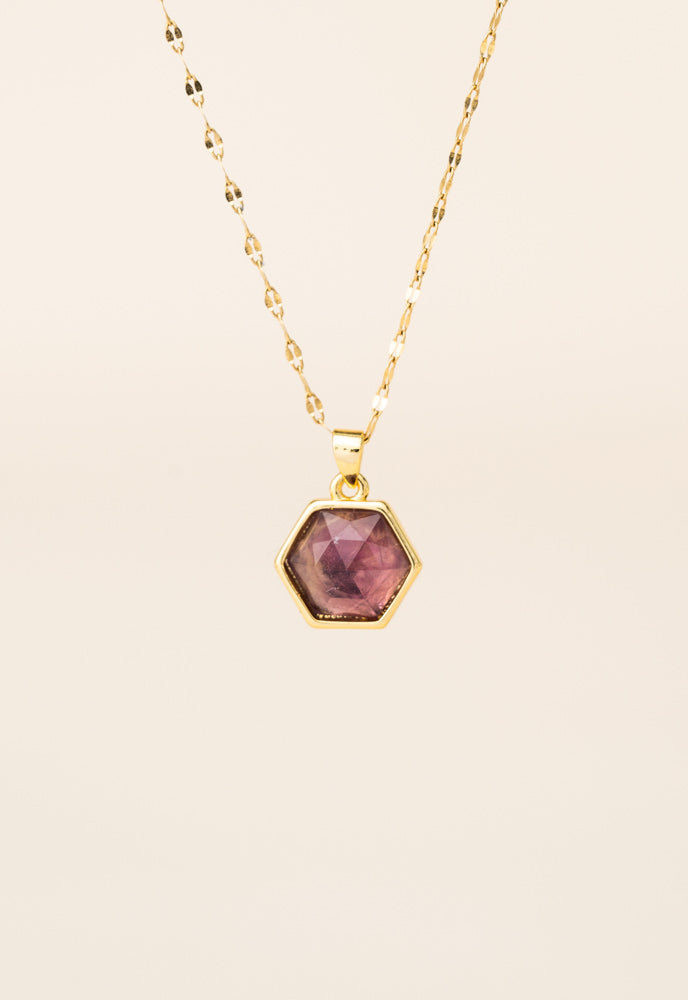Bright & Bejeweled Necklace in Amethyst