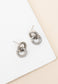Bound Together Earrings in Silver