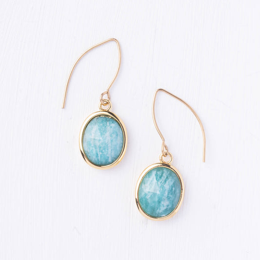 Seaside Dream Earrings in Ocean Blue