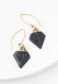 Brave Earrings in Black Turquoise
