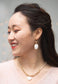 Iridescent Cloud Mother of Pearl Earrings
