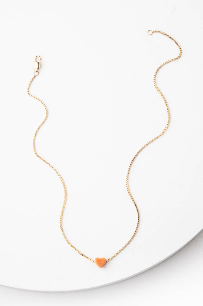 Rosemary Pink/Gold Necklace