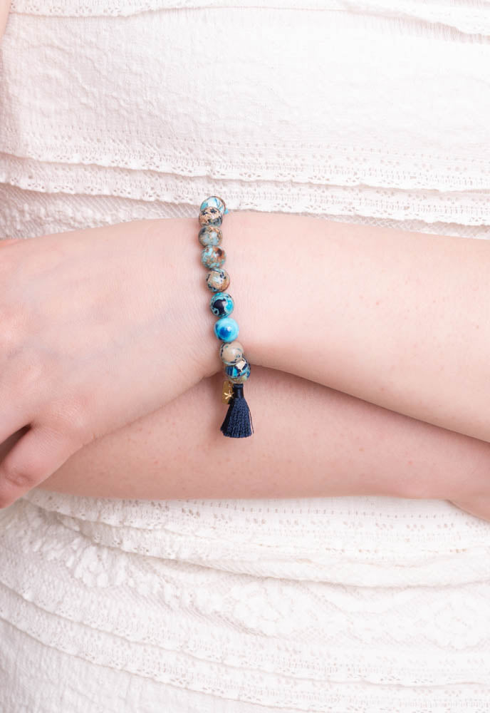 Darla Ocean Blue Bracelet