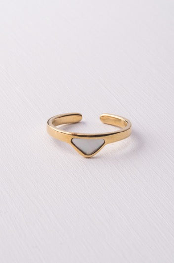 Dainty Wonder Ring in MOP & Gold SKRG10