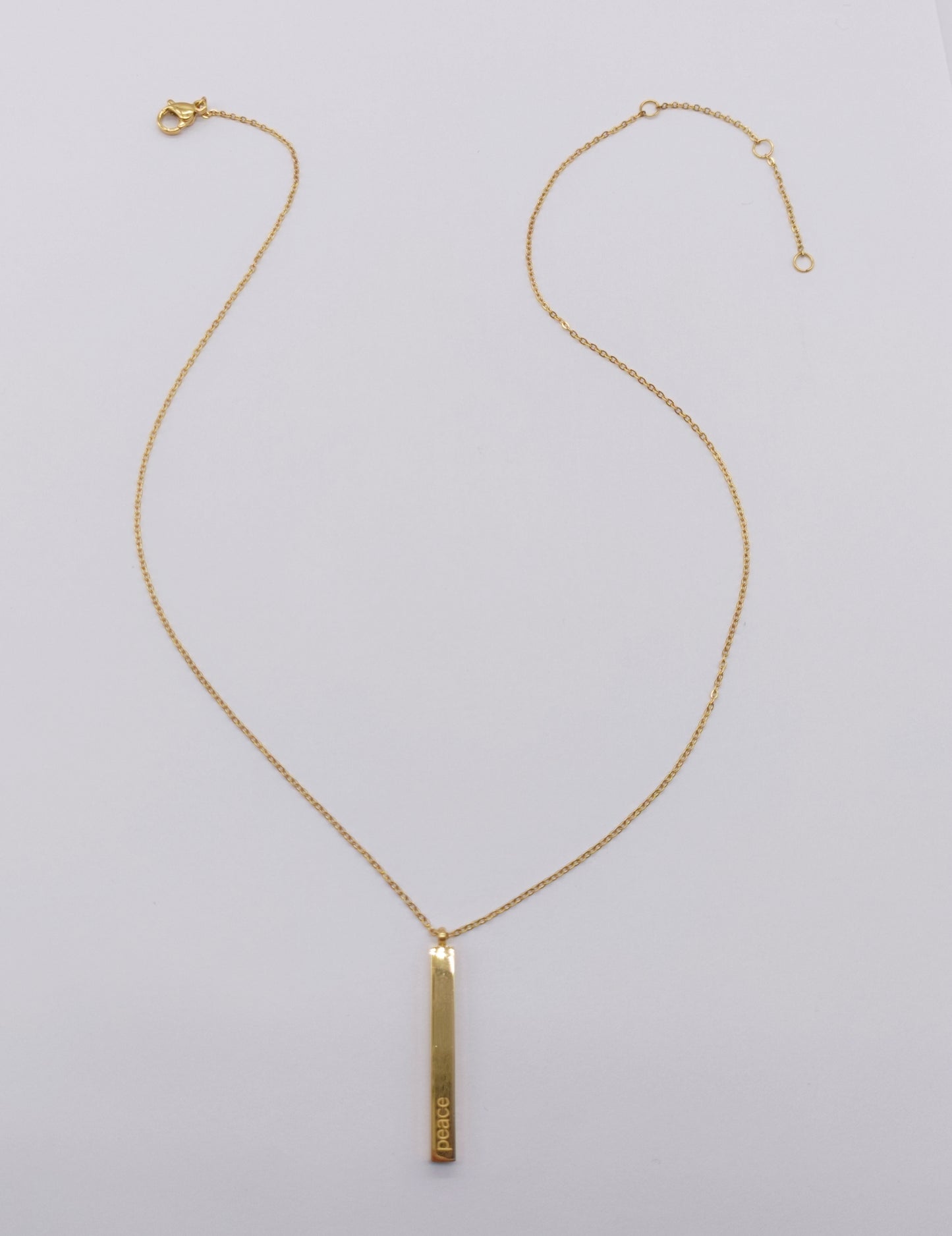 Peace + all good Necklace - FP