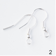 Ear Hooks Silver-No.2