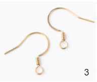 Ear Hooks Gold-No.3