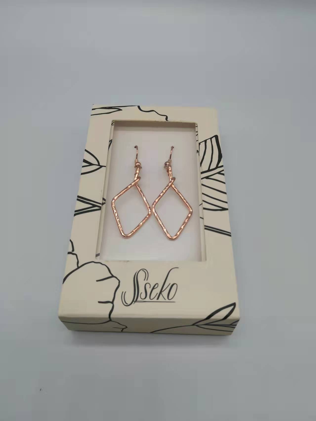 Rose Gold Brave Earrings SKEAR72