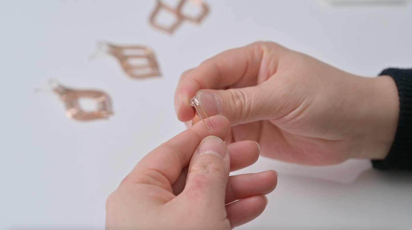 Lizzie Rose Gold earrings