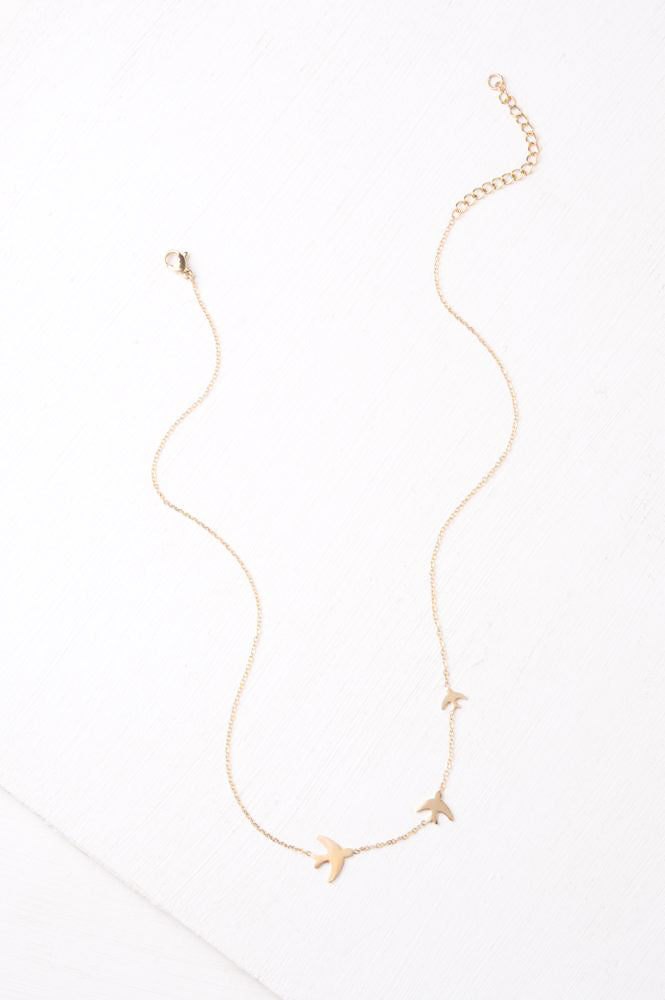 Sparrow Gold Necklace