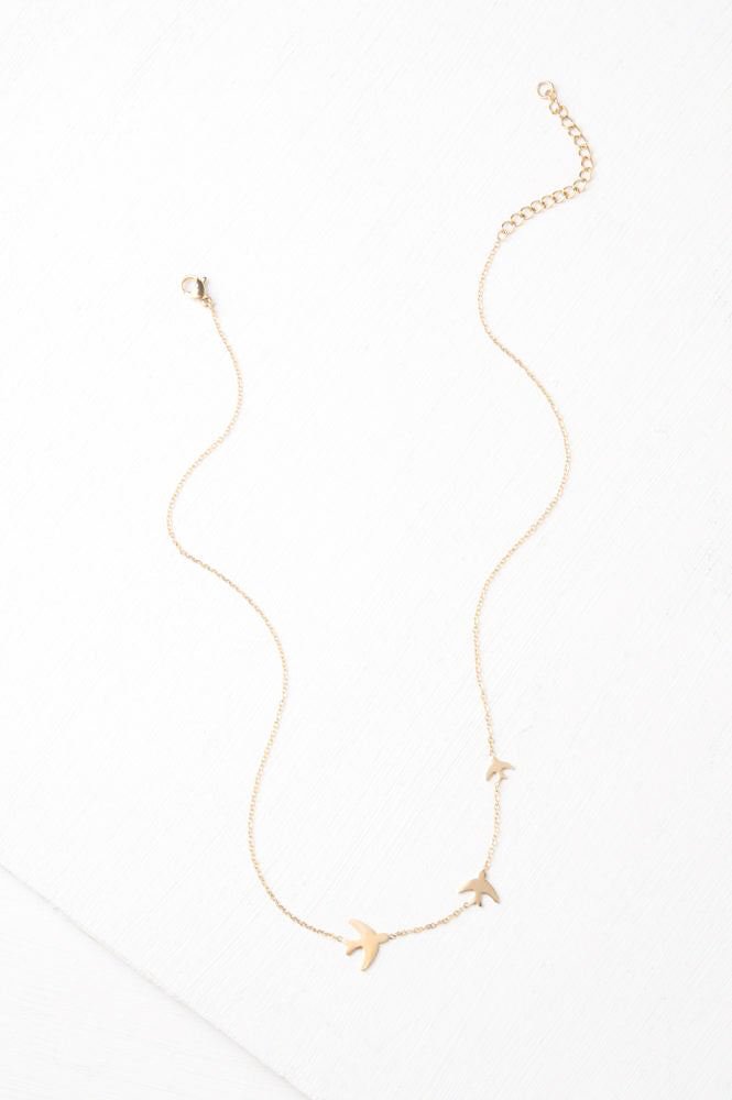 Sparrow Gold Necklace