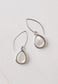 Charity Silver Mother of Pearl Earrings