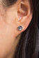 Lora Lavender & Silver Stud Earrings