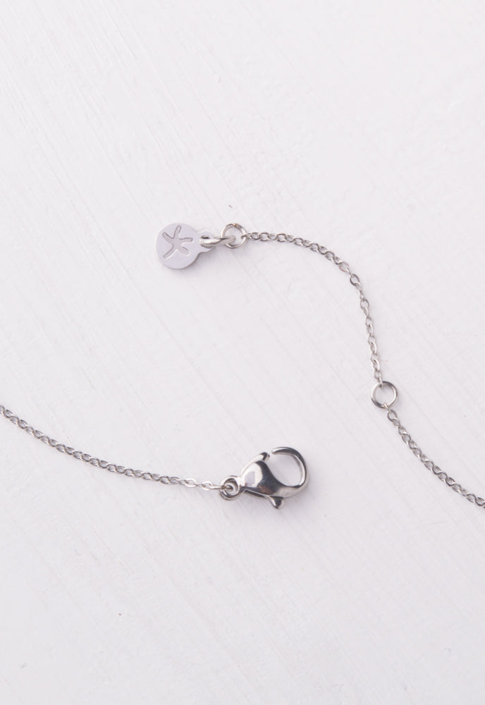 Charity Silver Mother of Pearl Necklace