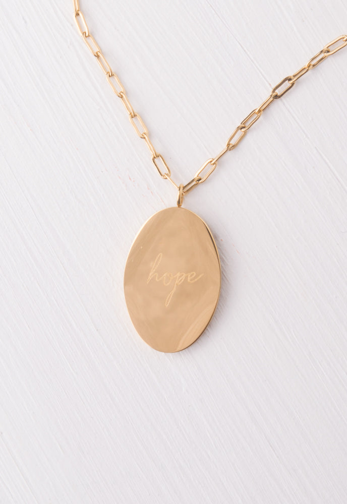 Discover Hope Mother of Pearl Necklace