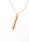 Give Justice Gold Bar Necklace