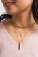 Give Joy Gold Bar Necklace