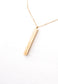 Give Justice Gold Bar Necklace