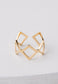 Jeanette Gold Crown Ring -Mekhada