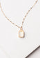 Lila White & Gold Necklace
