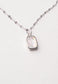 Lila White & Silver Necklace