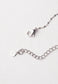 Lila White & Silver Necklace
